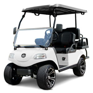 Evolution golf carts classic 4 plus mineral white