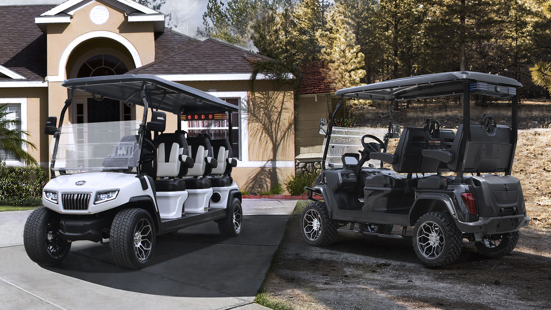 evolution golf carts, club car, yamaha, ez go, icon, denago, alternatives, denagoev, denago golf carts