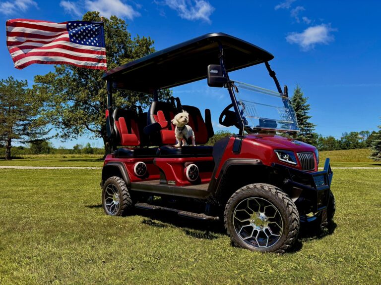 Evolution D5 Maverick 4, Flamenco Red, US flag